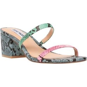 Steve Madden Issy Slip On Slide Snakeskin